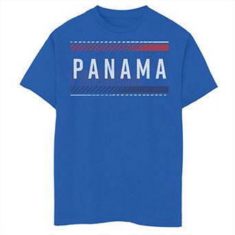 Boys 6-20 Gonzales Panama Text Overlay Tee