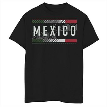 Boys 6-20 Gonzales Mexico Text Overlay Tee
