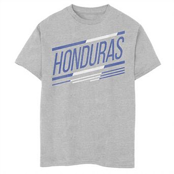 Boys 6-20Gonzales Honduras Slanted Stripe Logo Tee