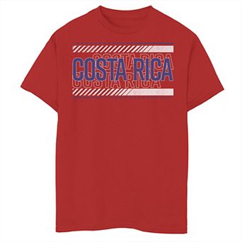 Boys 6-20 Gonzales Costa Rica Text Overlay Tee