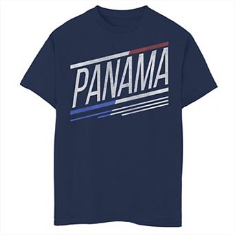 Boys 6-20 Gonzales Panama Slanted Stripe Logo Tee