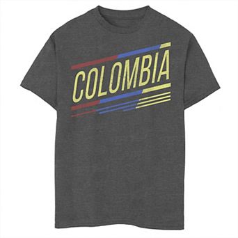 Boys 6-20 Gonzales Colombia Slanted Stripe Logo Tee