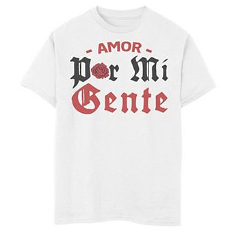Boys 6-20 Gonzales Amor Por Mi Gente Stylish Text Tee