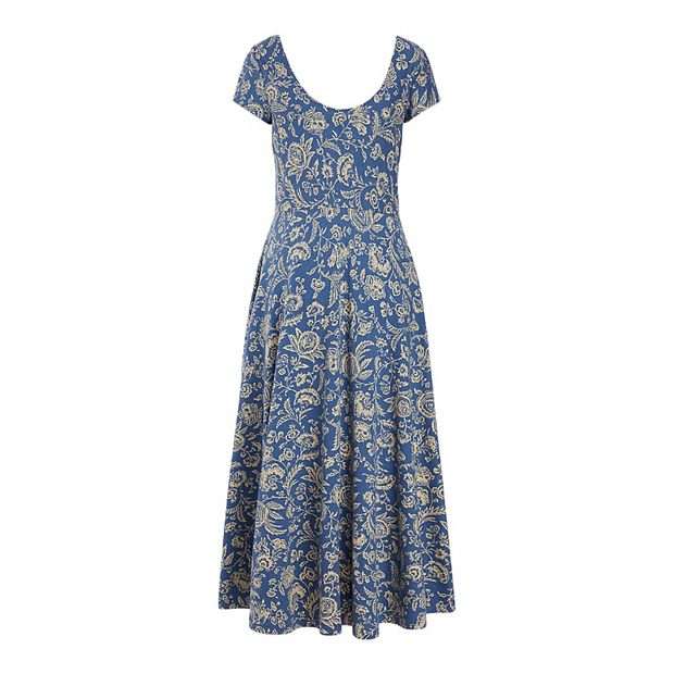 Chaps floral maxi outlet dress