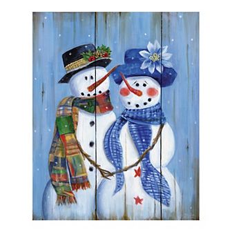 Fine Art Canvas Baby It's Cold Outside Wall Art