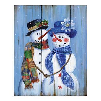Fine Art Canvas Baby It's Cold Outside Wall Art