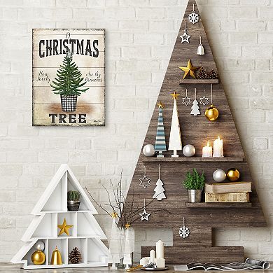 Master Piece Rustic Christmas Tree Wall Art