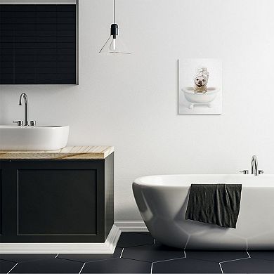 Stupell Home Decor House Pet Terrier Claw Bath Design Wall Art