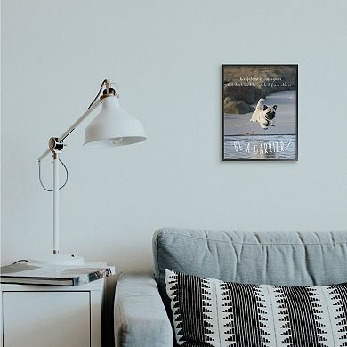 Stupell Home Decor Be a Cheerfulness Carrier Dog Wall Art