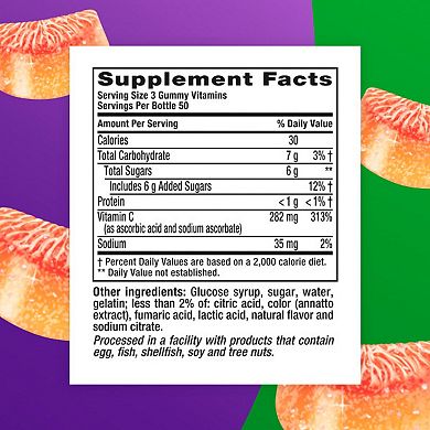 Vitafusion Power C Gummy Vitamins - 150 Count Absolutely Orange