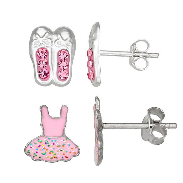 Kohls little girl on sale earrings