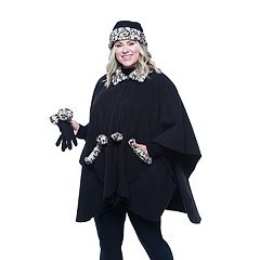 Kohls on sale poncho coat