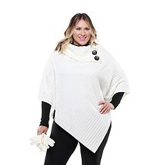 Kohls poncho cheap sweater