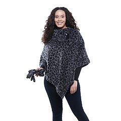 Kohls on sale poncho sweater