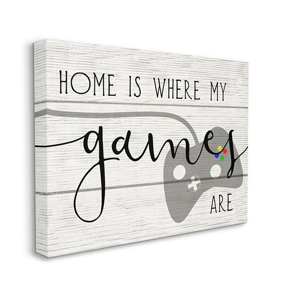 Stupell Home Decor Is Where My Games Are Quote Wall Art - Stupell Home Decor Kohls