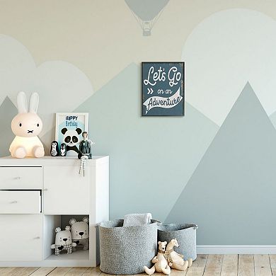 Stupell Home Decor Lets Go On An Adventure Quote Wall Art