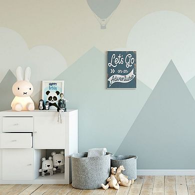 Stupell Home Decor Lets Go On An Adventure Quote Wall Art
