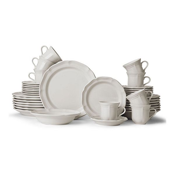 40 piece dish set best sale