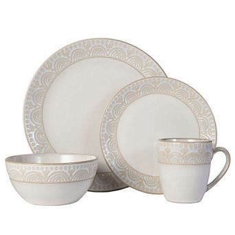 Pfaltzgraff Amelia Cream 16 pc Dinnerware Set