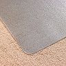 Floortex Advantagemat Vinyl Rectangular Chair Mat for Carpets over 3/4" Pile - 48" x 60"