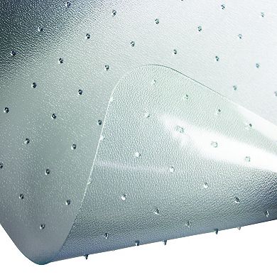 Floortex Cleartex Advantagemat Anti-Microbial Rectangular Chair Mat for Carpets up to 3/8" Pile
