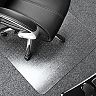 Floortex Ultimate Polycarbonate Rectangular Chair Mat for Carpets up to 1/2" Pile