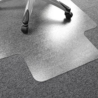 Floortex Ultimate Polycarbonate Lipped Chair Mat for Carpets over 1/2" Pile