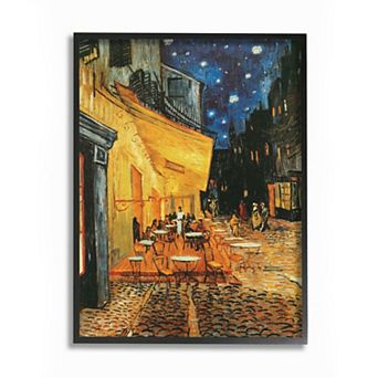 Stupell Home Decor Cafe Terrace at Night Van Gogh Wall Art