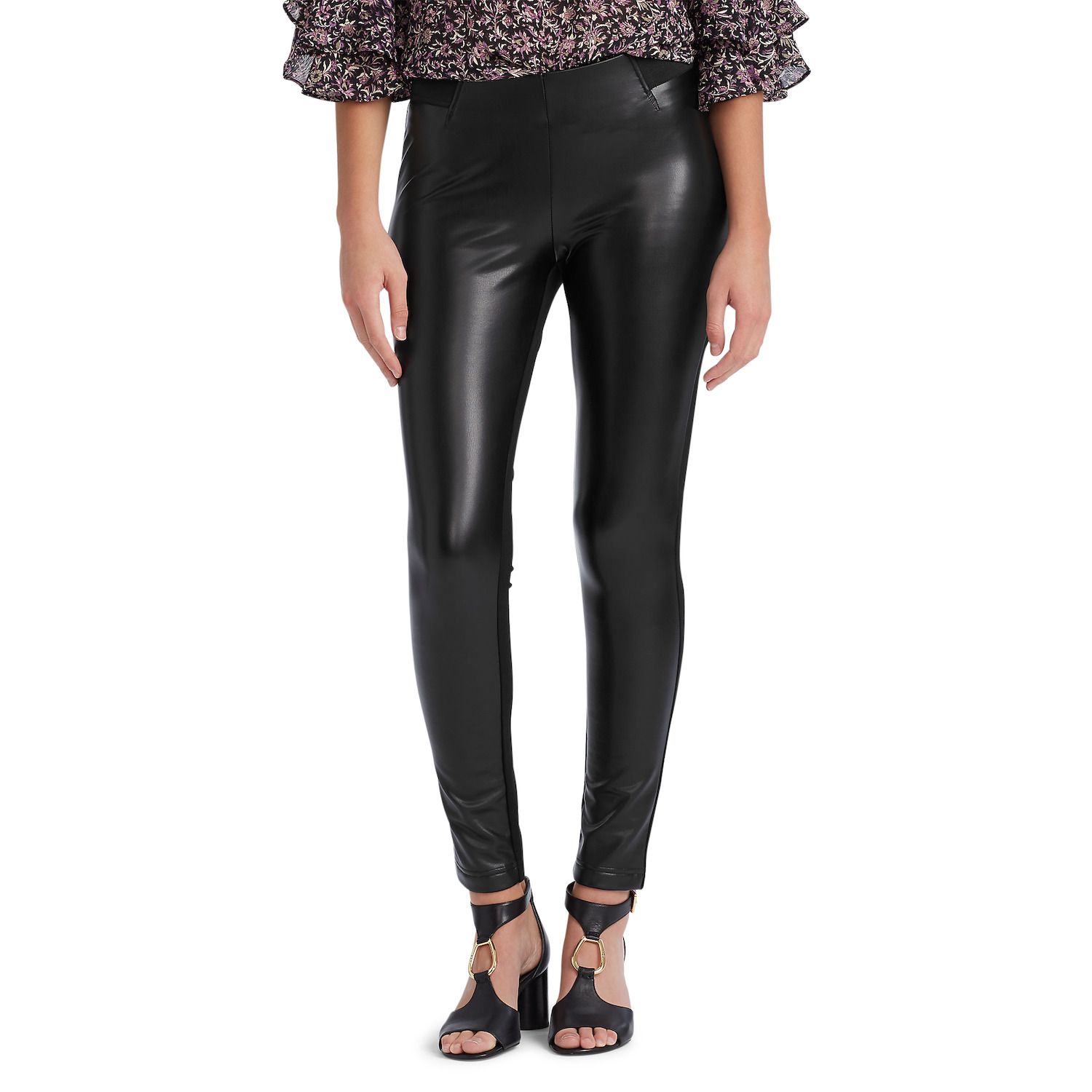 faux leather pants kohls