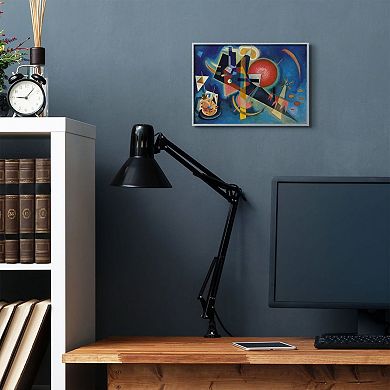 Stupell Home Decor In Blue Traditional Kandinsky Abstract Shape Painting Wall Art