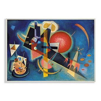 Stupell Home Decor In Blue Traditional Kandinsky Abstract Shape Painting Wall Art