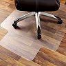Floortex Ultimate Polycarbonate Lipped Chair Mat for Hard Floors