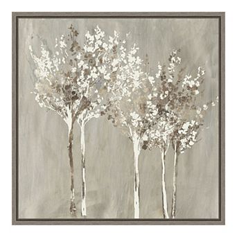 Amanti Art Dusky Trees Framed Canvas Wall Art