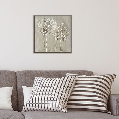 Amanti Art Dusky Trees Framed Canvas Wall Art