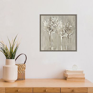 Amanti Art Dusky Trees Framed Canvas Wall Art