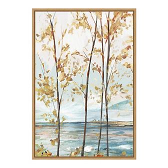 Amanti Art Sage Tree Forest I Framed Canvas Wall Art