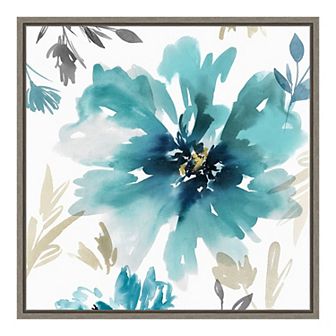 Amanti Art Finesse II Flower Framed Canvas Wall Art