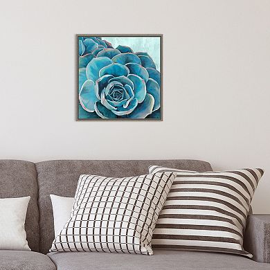Amanti Art Grasping II Succulent Framed Canvas Wall Art