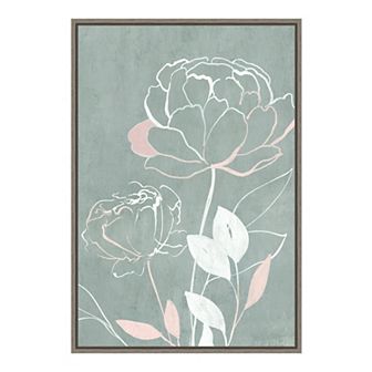 Amanti Art Roseland II Framed Canvas Wall Art