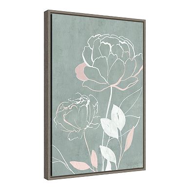 Amanti Art Roseland II Framed Canvas Wall Art