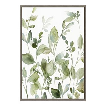 Amanti Art Greetings to the Morning II Floral Framed Canvas Wall Art