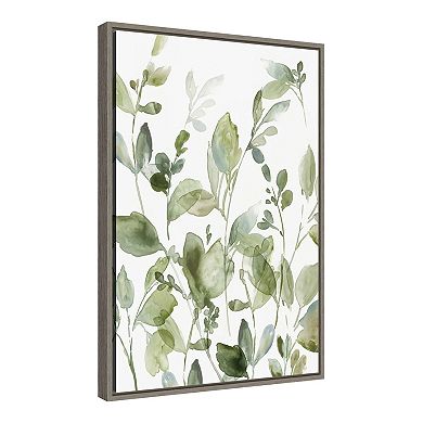 Amanti Art Greetings to the Morning II Floral Framed Canvas Wall Art