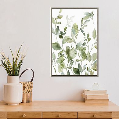 Amanti Art Greetings to the Morning II Floral Framed Canvas Wall Art