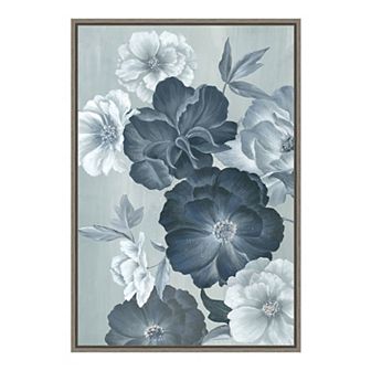 Amanti Art Delicate Blooms II Flower Framed Canvas Wall Art