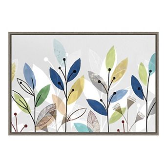 Amanti Art Morning Glory II Floral Framed Canvas Wall Art