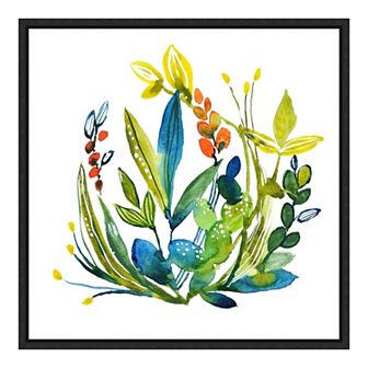 Amanti Art English Garden 3 Framed Canvas Wall Art