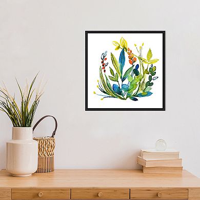 Amanti Art English Garden 3 Framed Canvas Wall Art