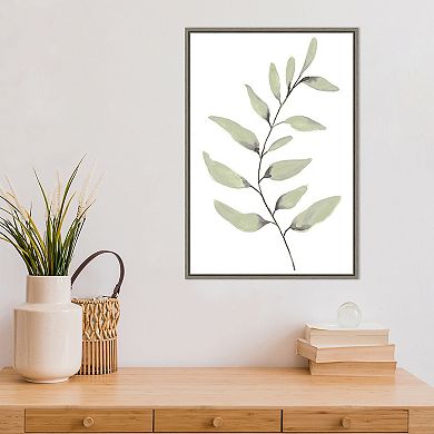 Amanti Art Lulu I Fern Frond Framed Canvas Wall Art