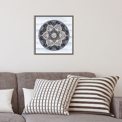 Amanti Art Coastal Mandala I Framed Canvas Wall Art