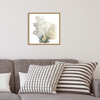 Amanti Art Coral II Framed Canvas Wall Art